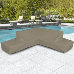 L Shape Curved Sofa Cover